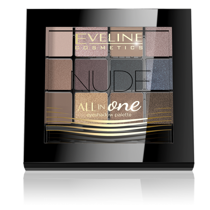 EVELINE COSMETICS ALL IN ONE EYESHADOWS NUDE PALETTE