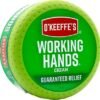 O'Keeffe's Working Hands Hand Cream, 3.4 Ounce Jar,